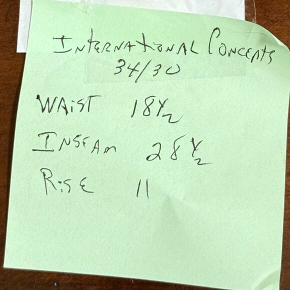 Mens White Flat Front Linen-Blend Casual Pants 34x30 INC International Concepts - Picture 8 of 8